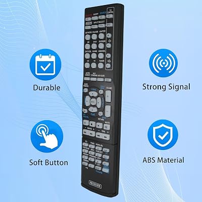 Replacement Remote Control for Pioneer VSX-1018AH-K VSX-9130TXH-K AXD7615 AXD7616 7.1-Channel AV A/V Receiver System