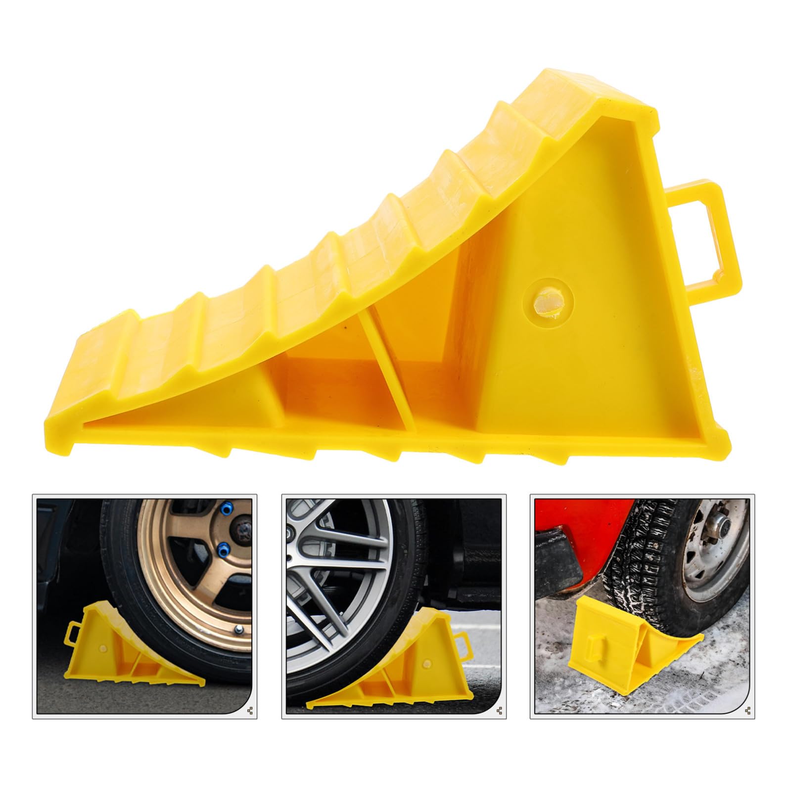 SOLUSTRE Lot De 4 Cales De Roue pour Caravanes Stabilisateurs De Roue Robustes 2 Pièces X 4