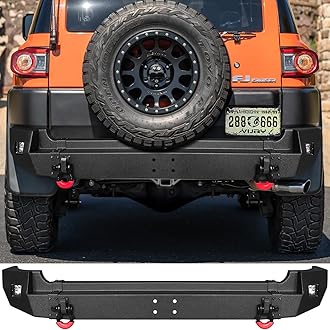 Vijay Rear Bumper Fits 2007-2014 FJ Cruiser with Lights
