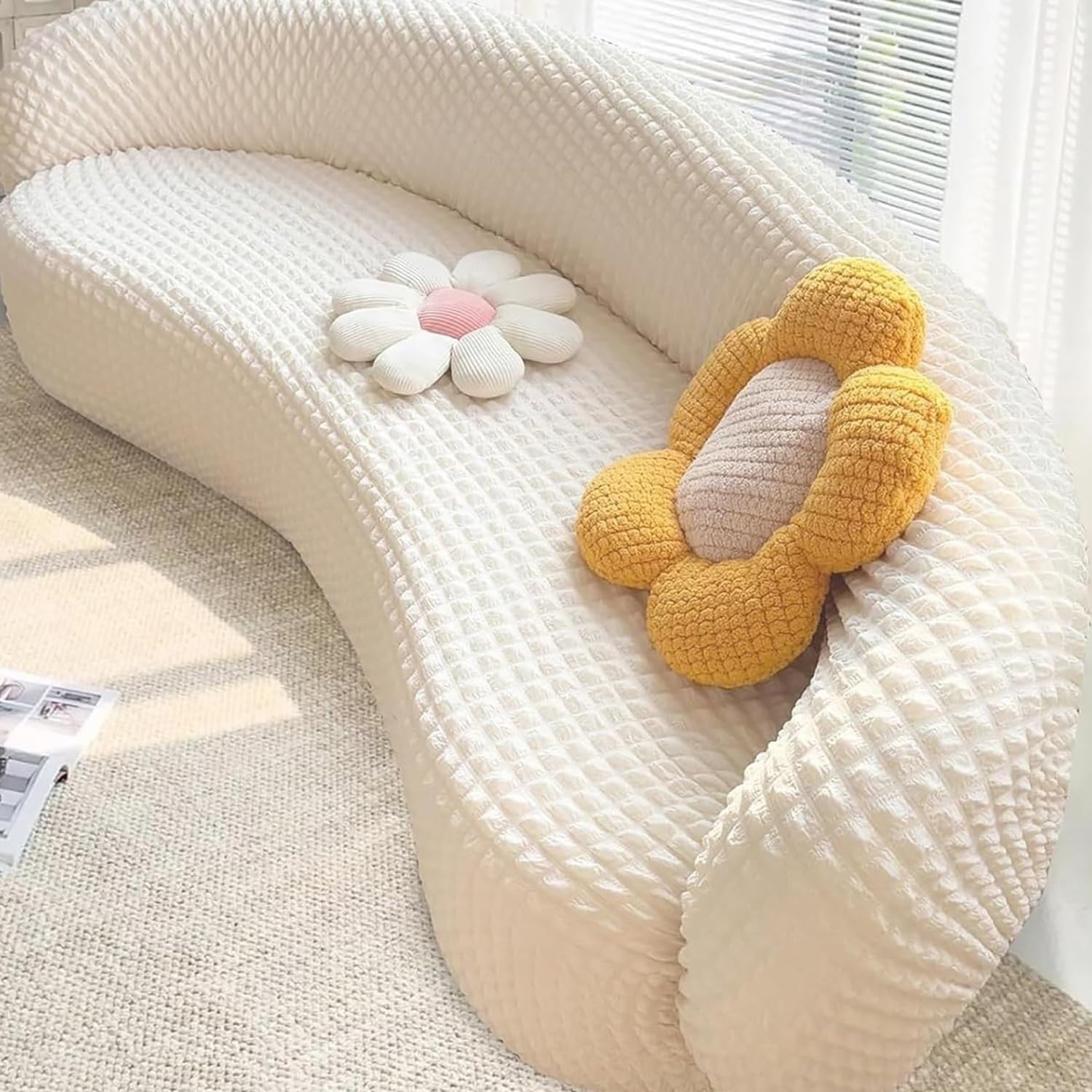 Housse extensible pour grand canapé de 1 à 4 places lavable