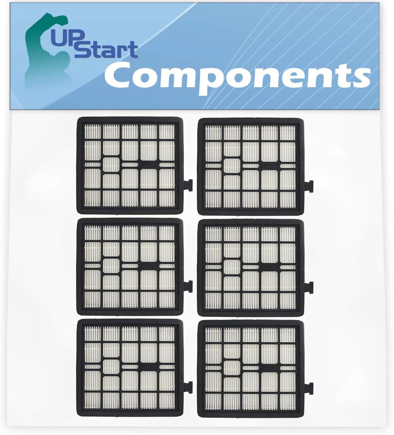 6-Pack F45 Filter Replacement for Dirt Devil SD40010 Vacuum Cleaner - Compatible with Dirt Devil F45 HEPA Filter