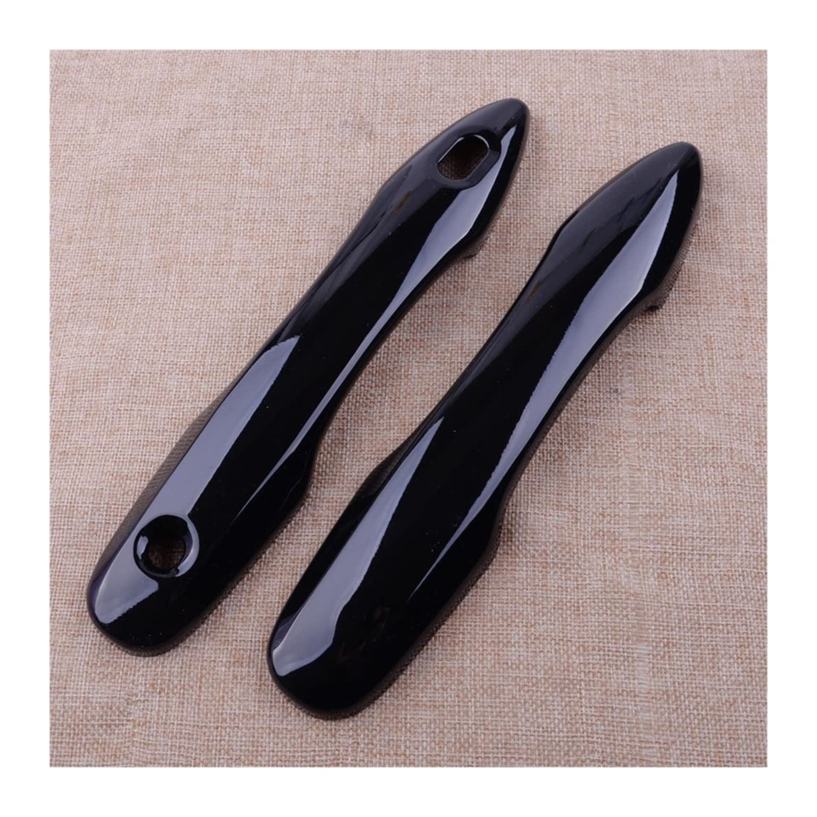 Fahbstr One Color Car Inner Handle For Camry 2018 4Pcs Abs Glossy Black Exterior Door Handle Decorative Cover Trim Fit