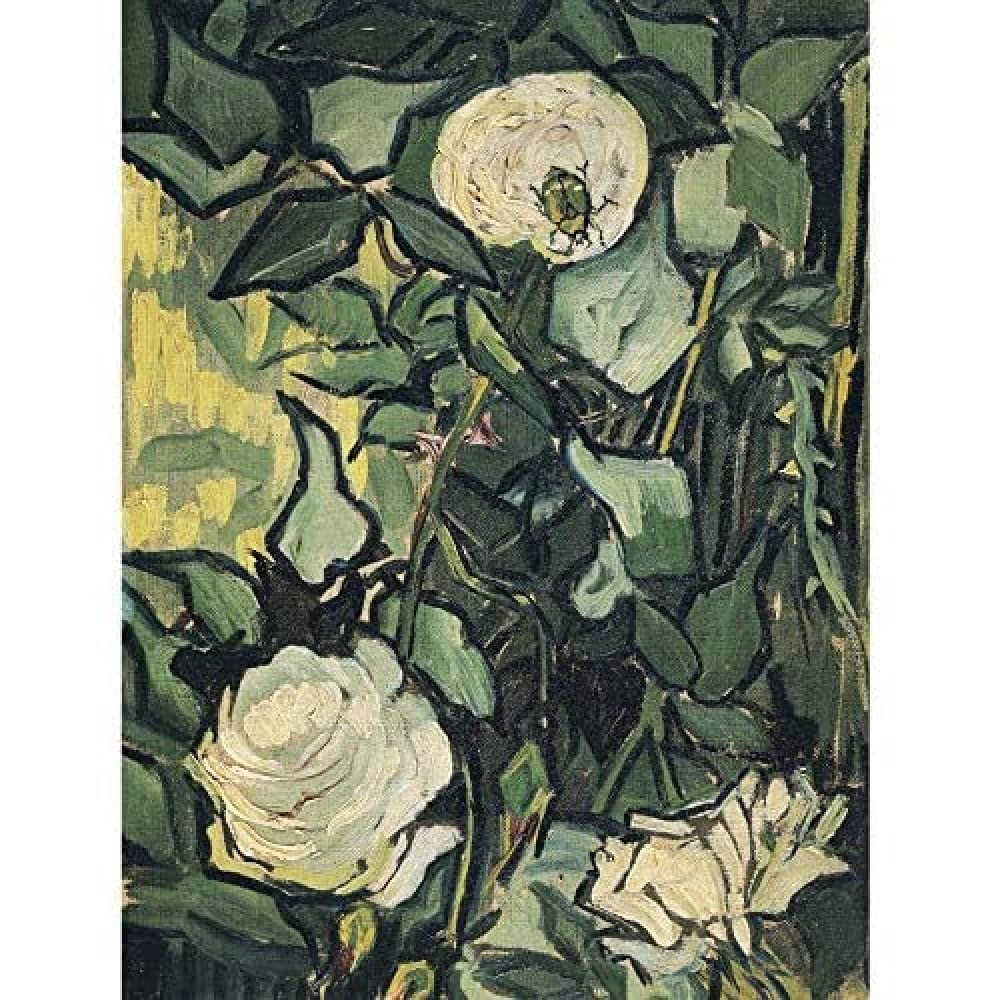 Artery8 Unframed Wall Art Vincent Van Gogh Roses12X16 Inch from B&Q