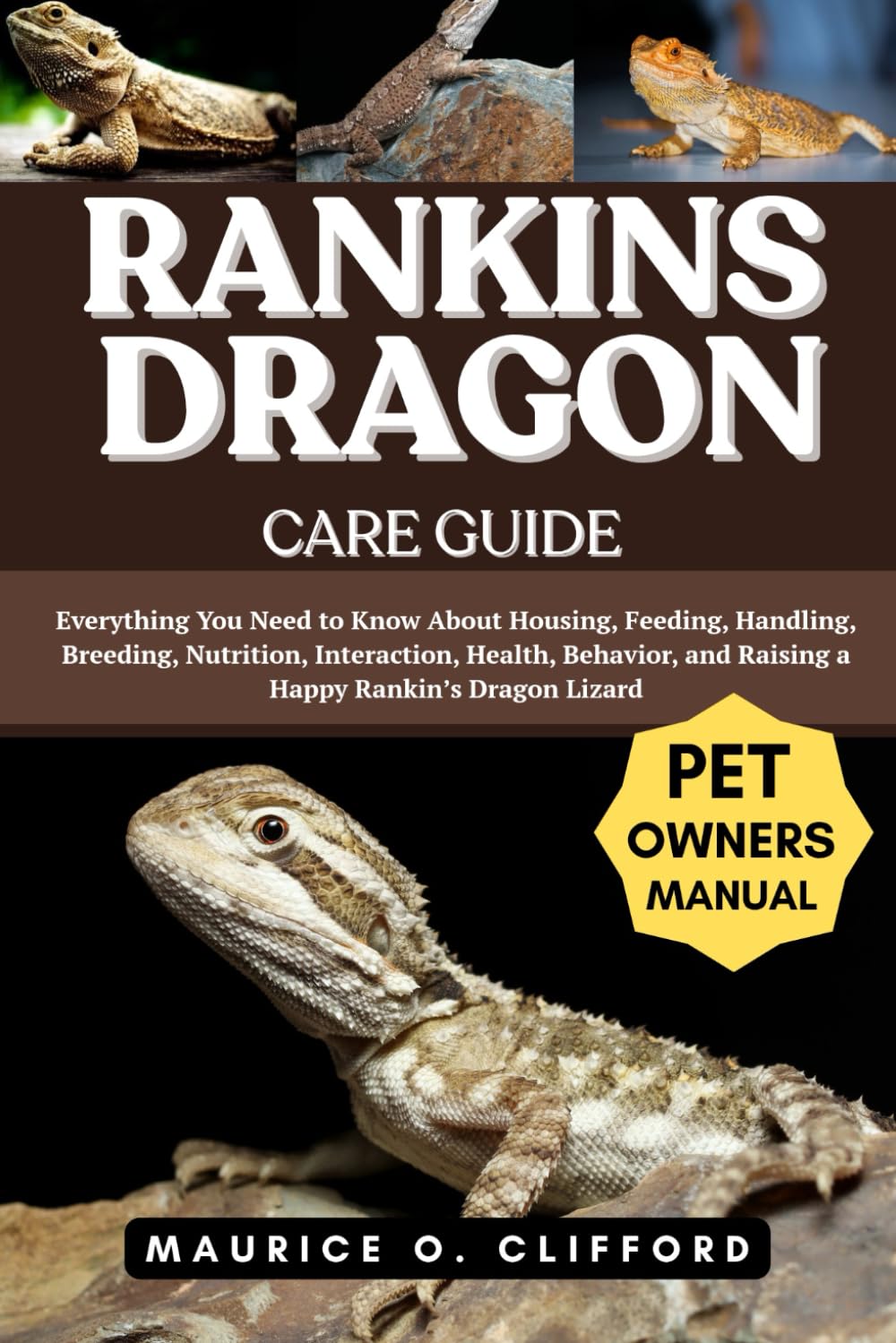 RANKINS DRAGON CARE GUIDE: Everything You Need to Know About Housing, Feeding, Handling, Breeding, Nutrition, Interaction, Health, Behavior, and Raising a Happy Rankin’s Dragon Lizard