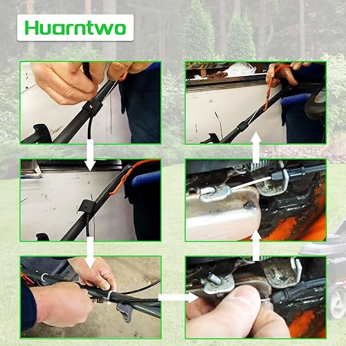 Miniatura 6 de 104-8676 Cable de freno para cortacésped Toro