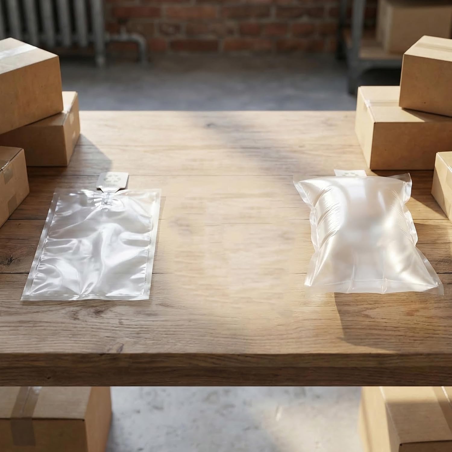 200pcs Air Bubble Bags for Packaging, Clear Plastic Inflatable Air Packaging Protector Bag Shipping Supplies for Protecting Electronics and Bottles