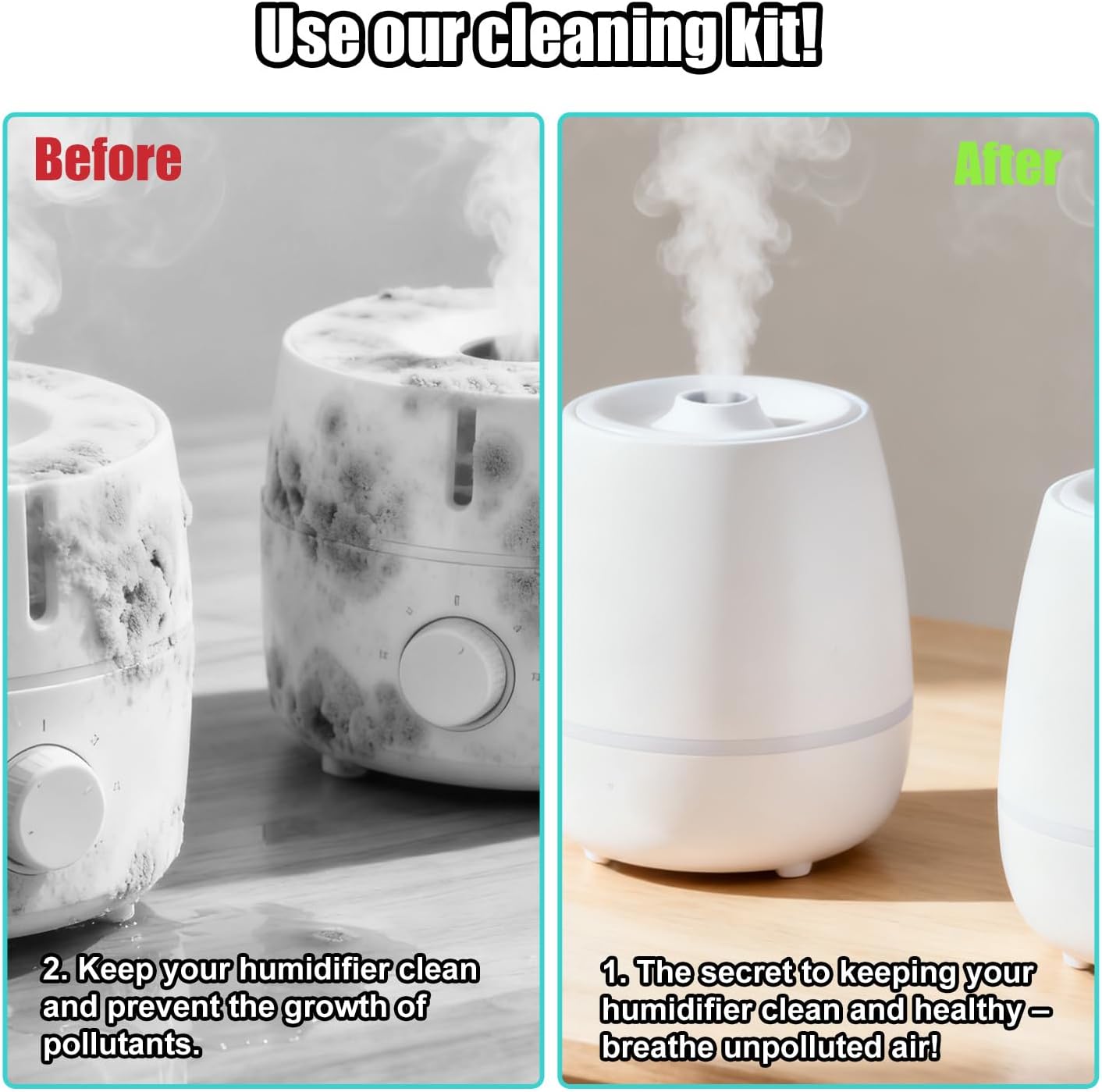 13pcs Humidifier Cleaner Brush Set, Small Detail Cleaning Brushes for Humidifiers Mini Cleaner Kit Tool Accessories for Household Keyboard Tiny Bottles Tiles Tight Spaces
