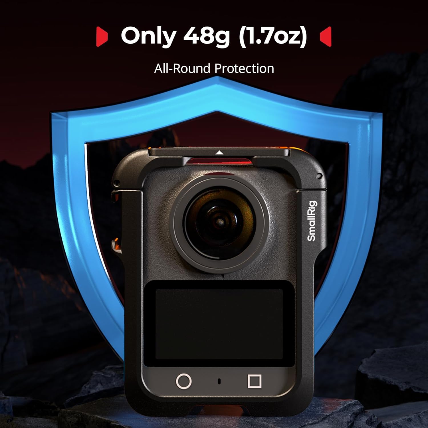 SMALLRIG Camera Cage for DJI Osmo 360, Aluminum Case Protective Frame Mount, Expansion Housing Shell for OSMO 360-5704 - Image 5