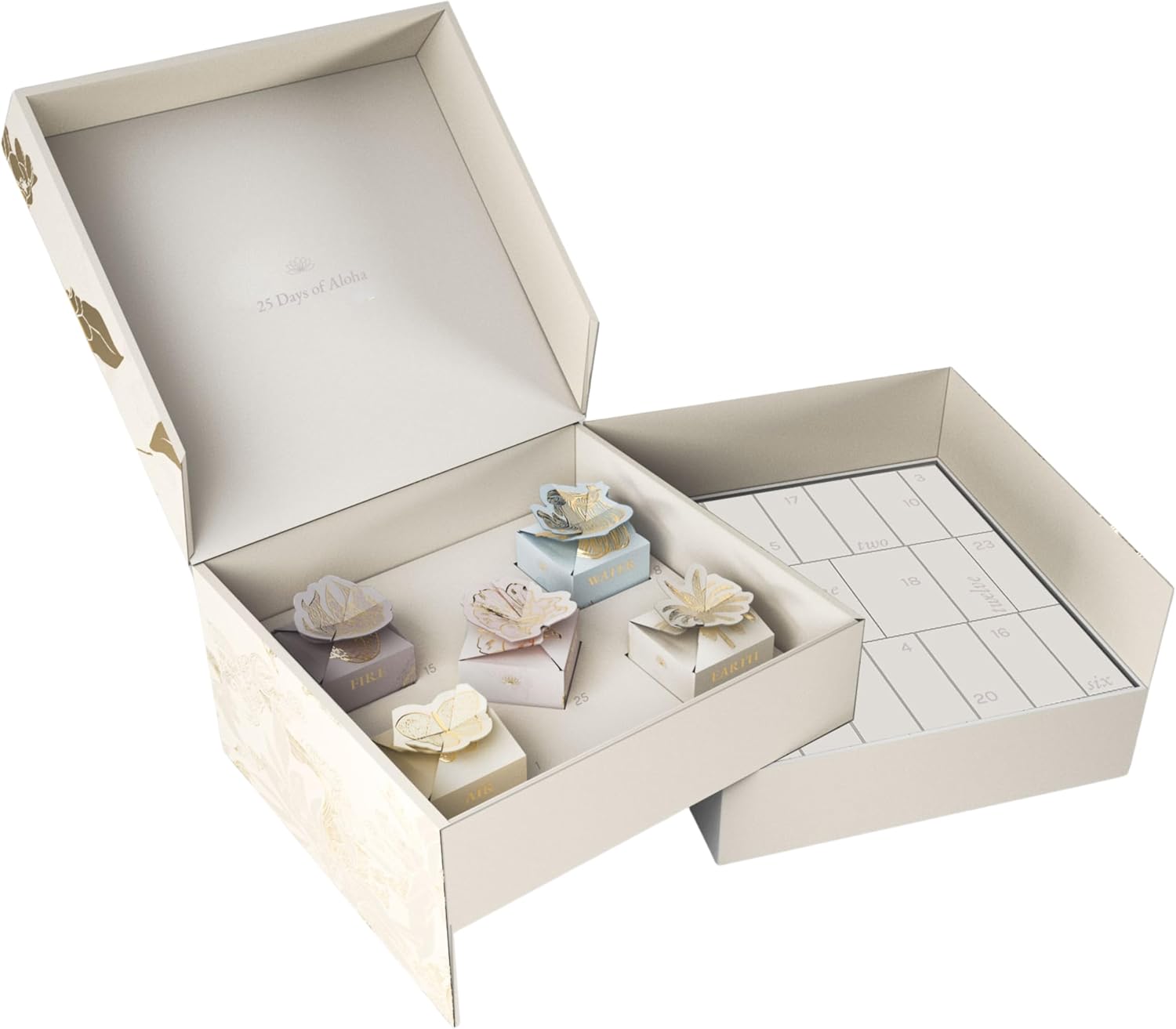 Purelei® Jewelry Advent Calender – 25 Unique Pieces Including a Beautiful Gift Box – Waterproof Women's Accessories – Gift for Women – Reusable as an Organizer