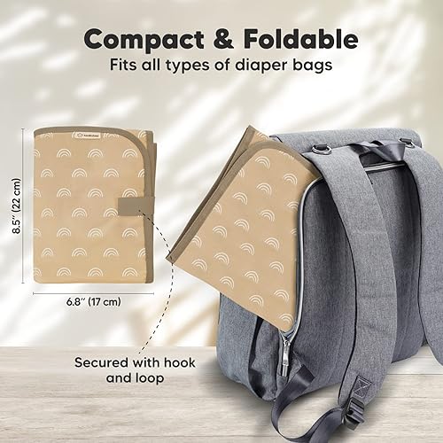 Miniatura 2 de KeaBabies Cambiador de pañales portátil - Cambiador de pañales plegable impermeable - Cambiador de pañales de viaje - Cambiador de pañales ligero