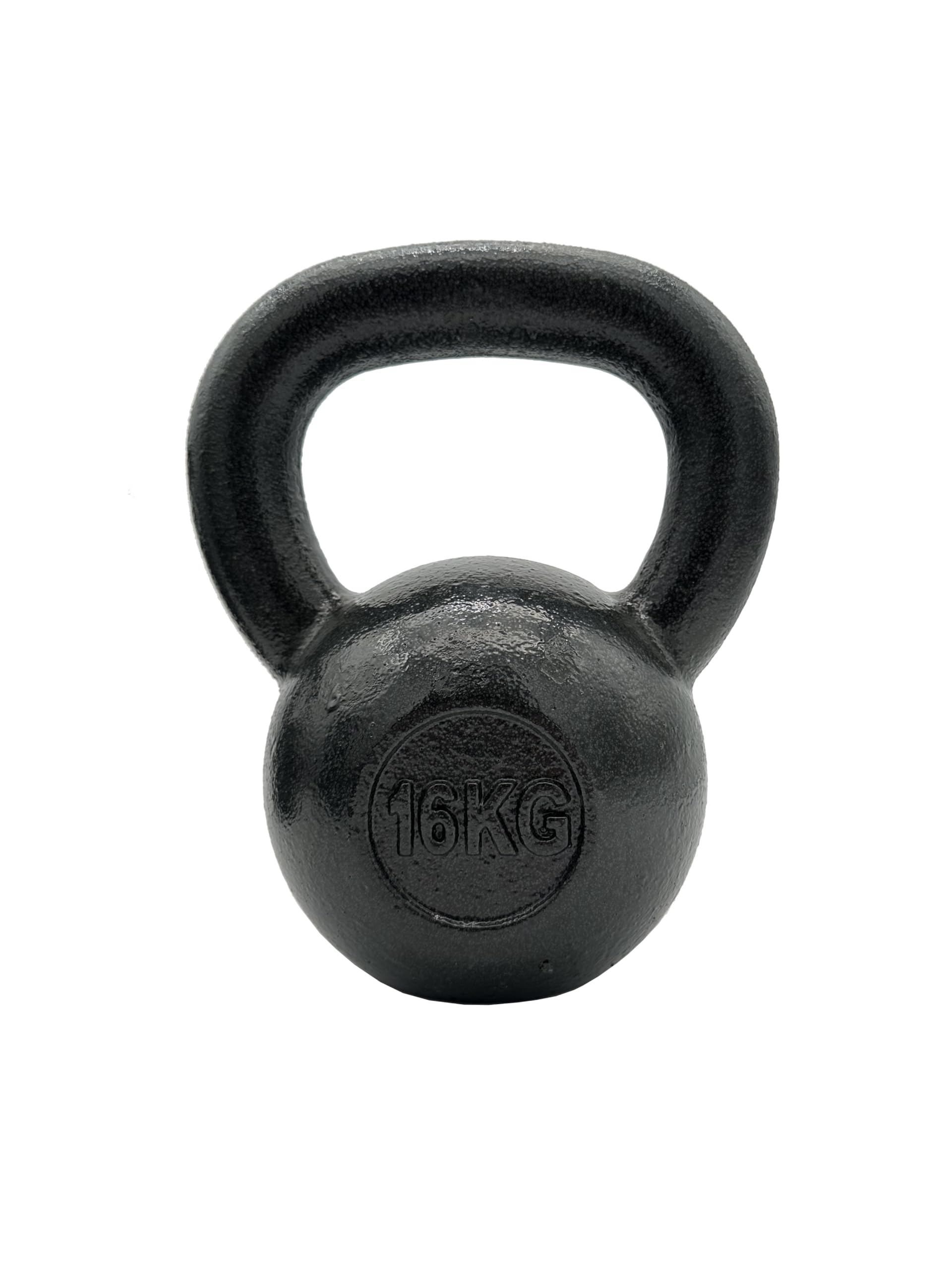 Chase FitnessCast Iron Kettlebell for Strength and Cardio Home Gym Training 6kg - 24kg (16KG)