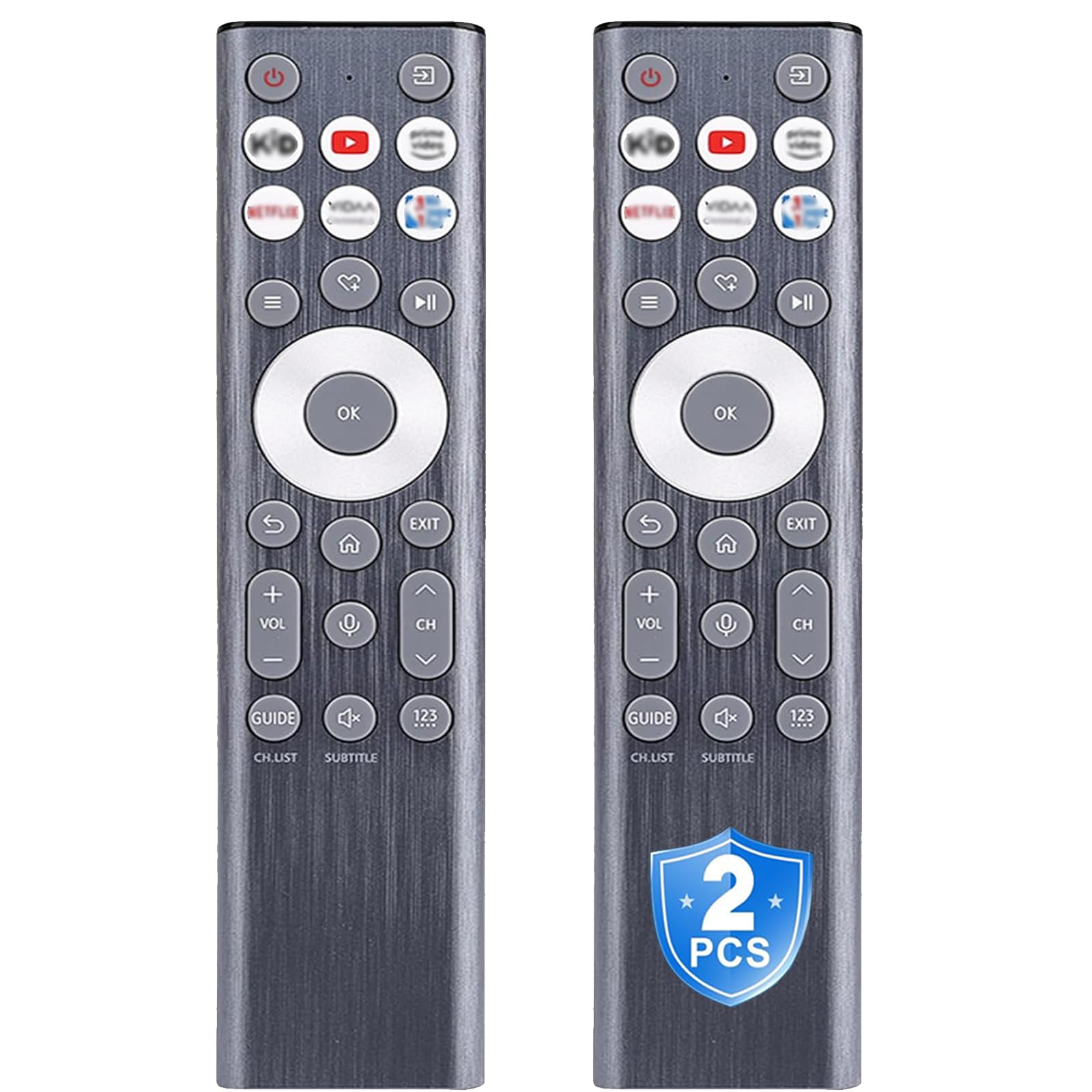 Télécommande de rechange Hisense lot de 2 pour remplacer un boîtier perdu - 2
