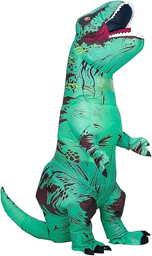 Disfraz inflable de tiranosaurio para adultos, disfraz de dinosaurio de fantasía, disfraz de estegosaurio, disfraz para Halloween o cosplay