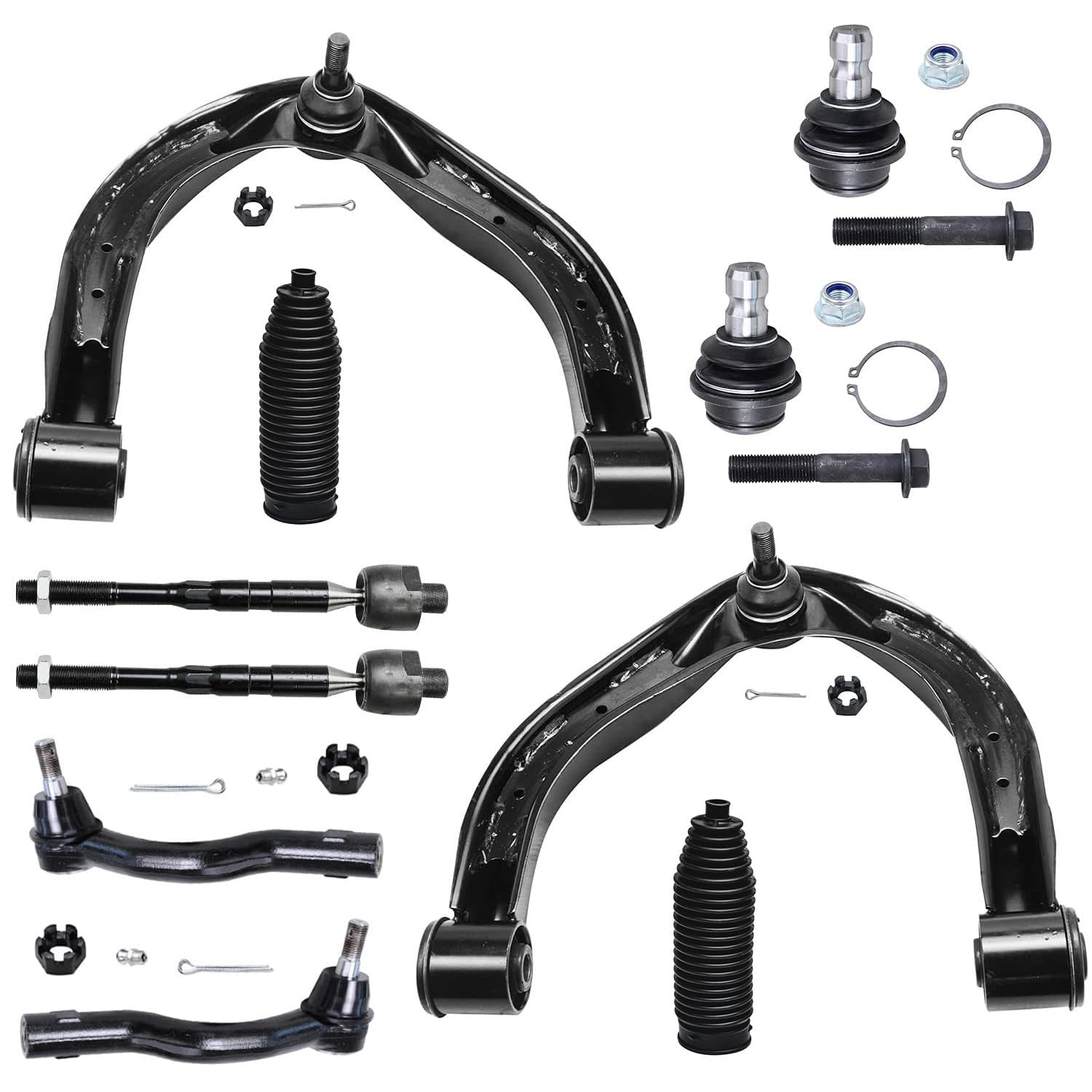Detroit Axle - 10pc Front End Kit for 2004-2019 Nissan Pathfinder Armada