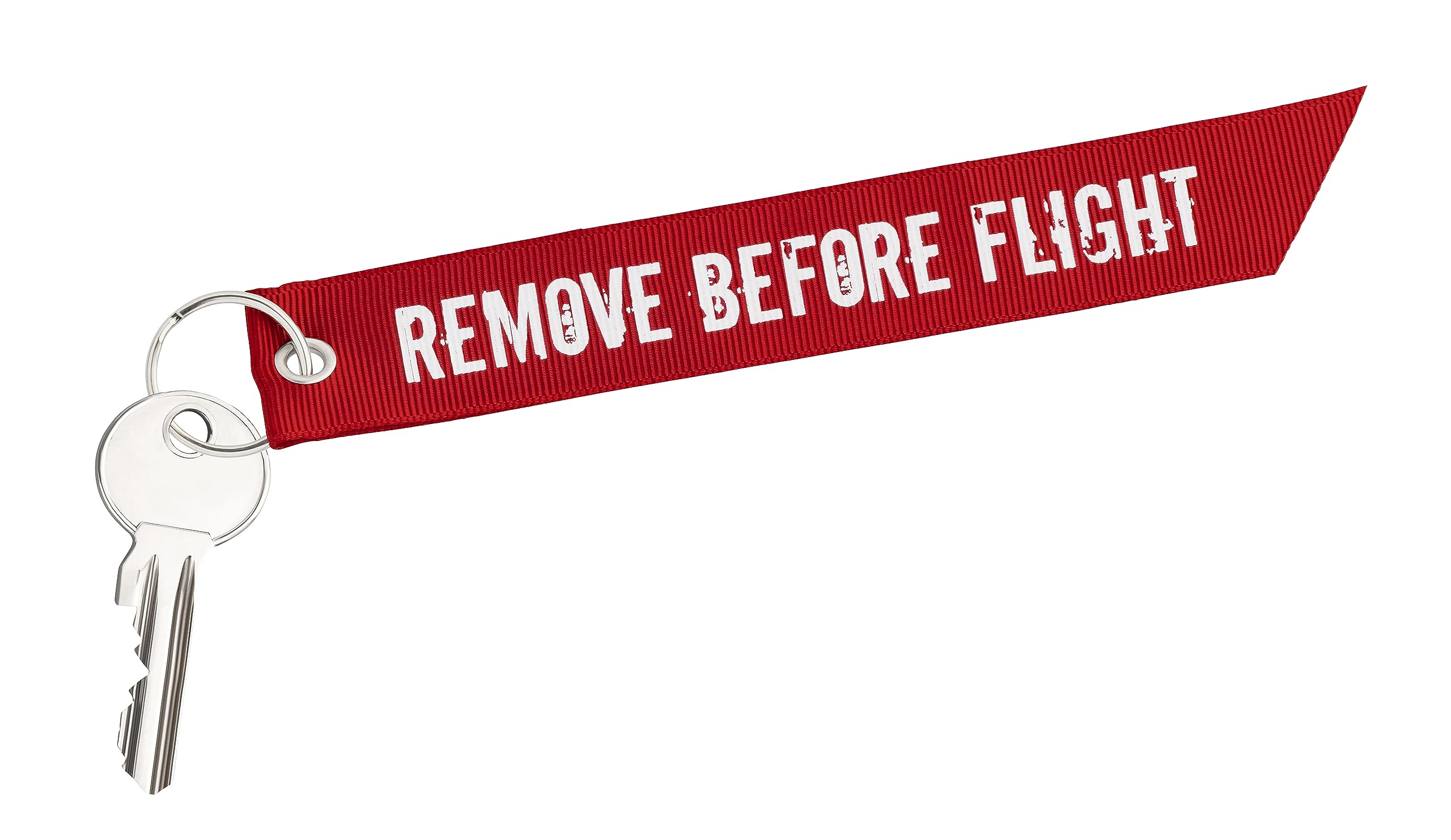 REMOVE BEFORE FLIGHT Llavero Tirador de cremallera 2X