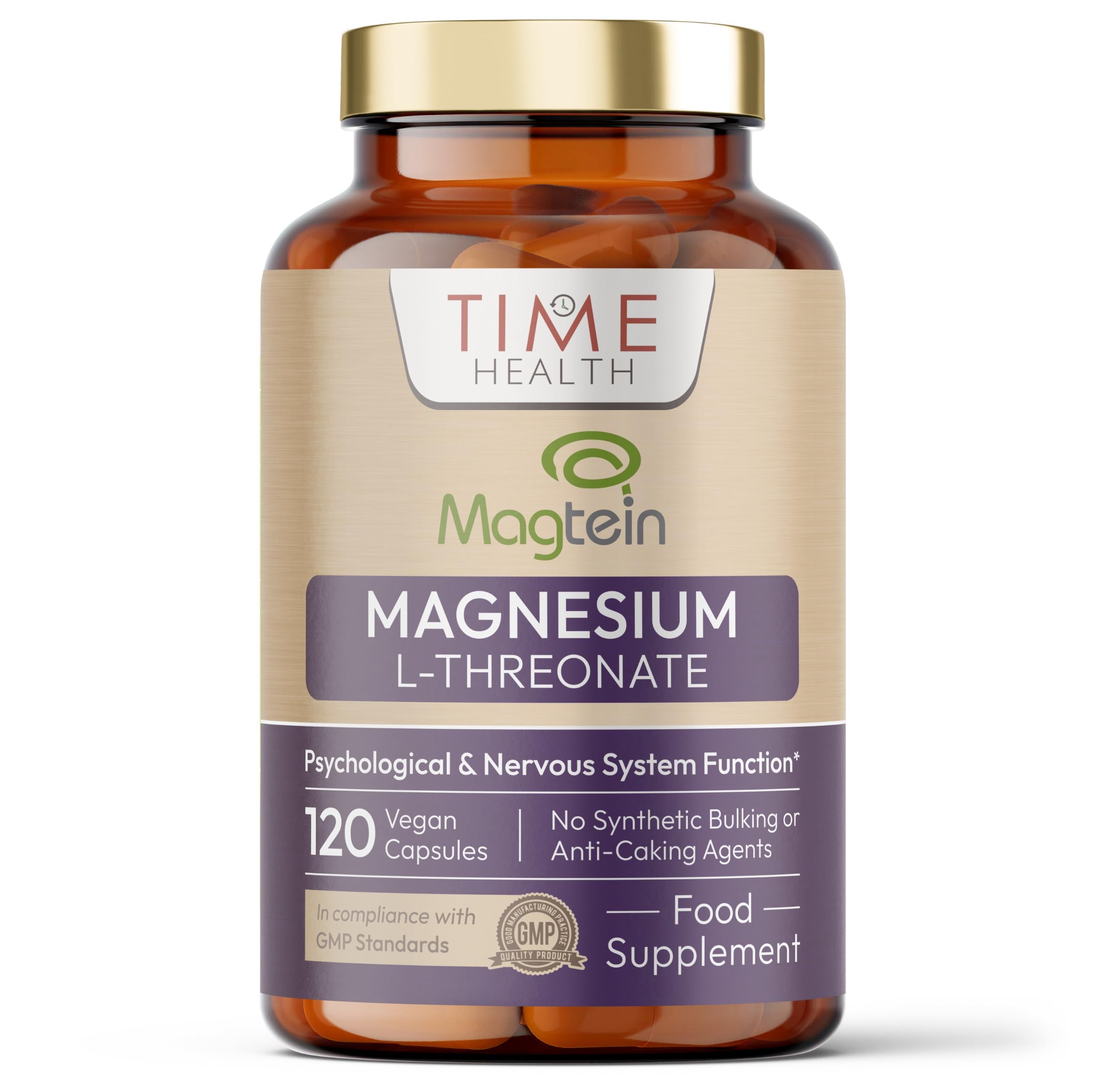 Magtein® Magnesium L-Threonate - 2100mg - 120 Capsules - UK Made