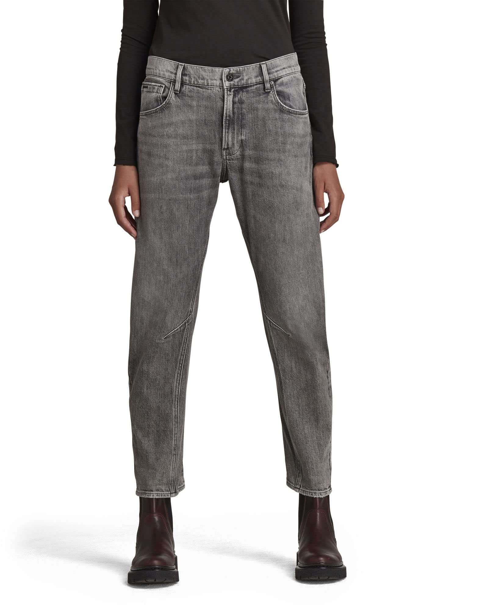 G-Star Women's Arc 3D Boyfriend Jeans, Grey (faded carbon D19821-C909-C762), 32W / 32L
