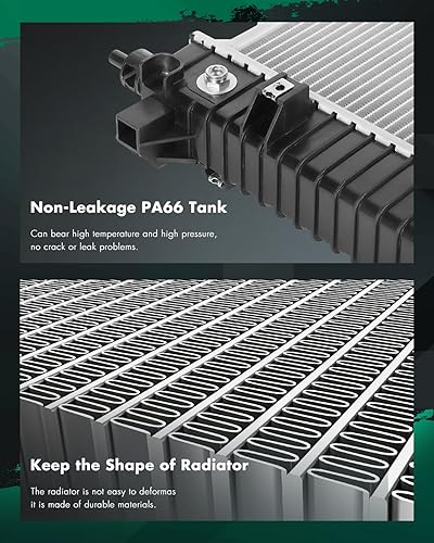 Miniatura 5 de SCITOO 13241 Radiador apto para Cadillac 2010-2011 para Cadillac para SRX 2.8L 2010-2011 para Cadillac para SRX 3.0L 2014-2016 para Cadillac para