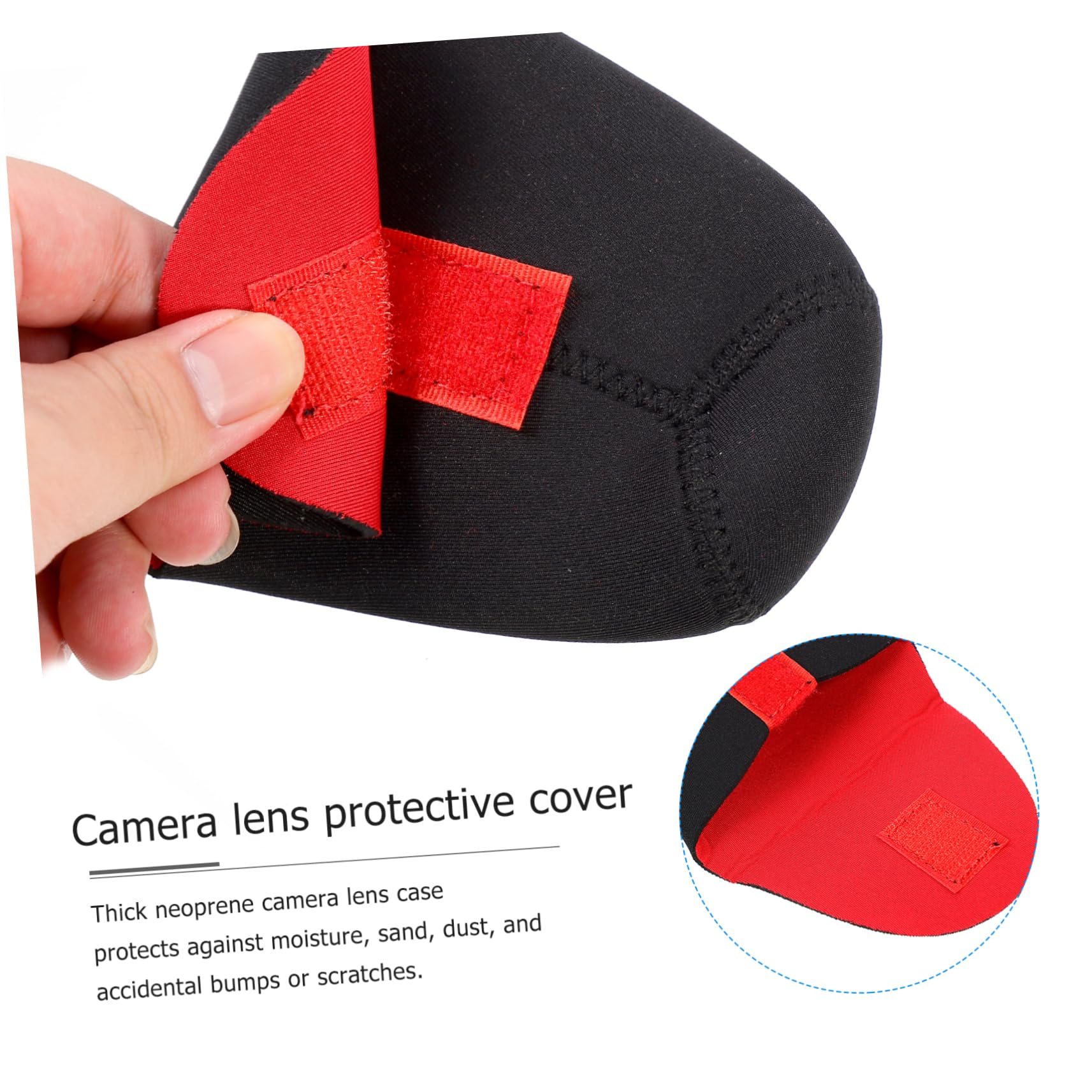 NUOBESTY 2 Series Bolsa De De Neopreno Y Antigolpes para Cámara DSLR De Protección contra Caídas Y Salpicaduras 5 Piezas*2