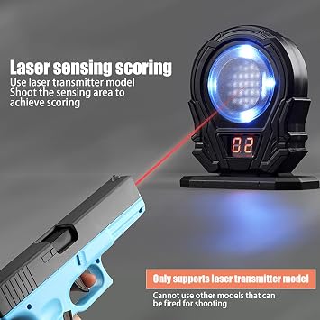 Indoor Target Toy Electronic Scoreboard Small Lightweight Trainer | Training Targets Practice Trainer for Indoor Outdoor Home Travel Parties Backyard Garden Park Camping Beach Picnic Barbecue