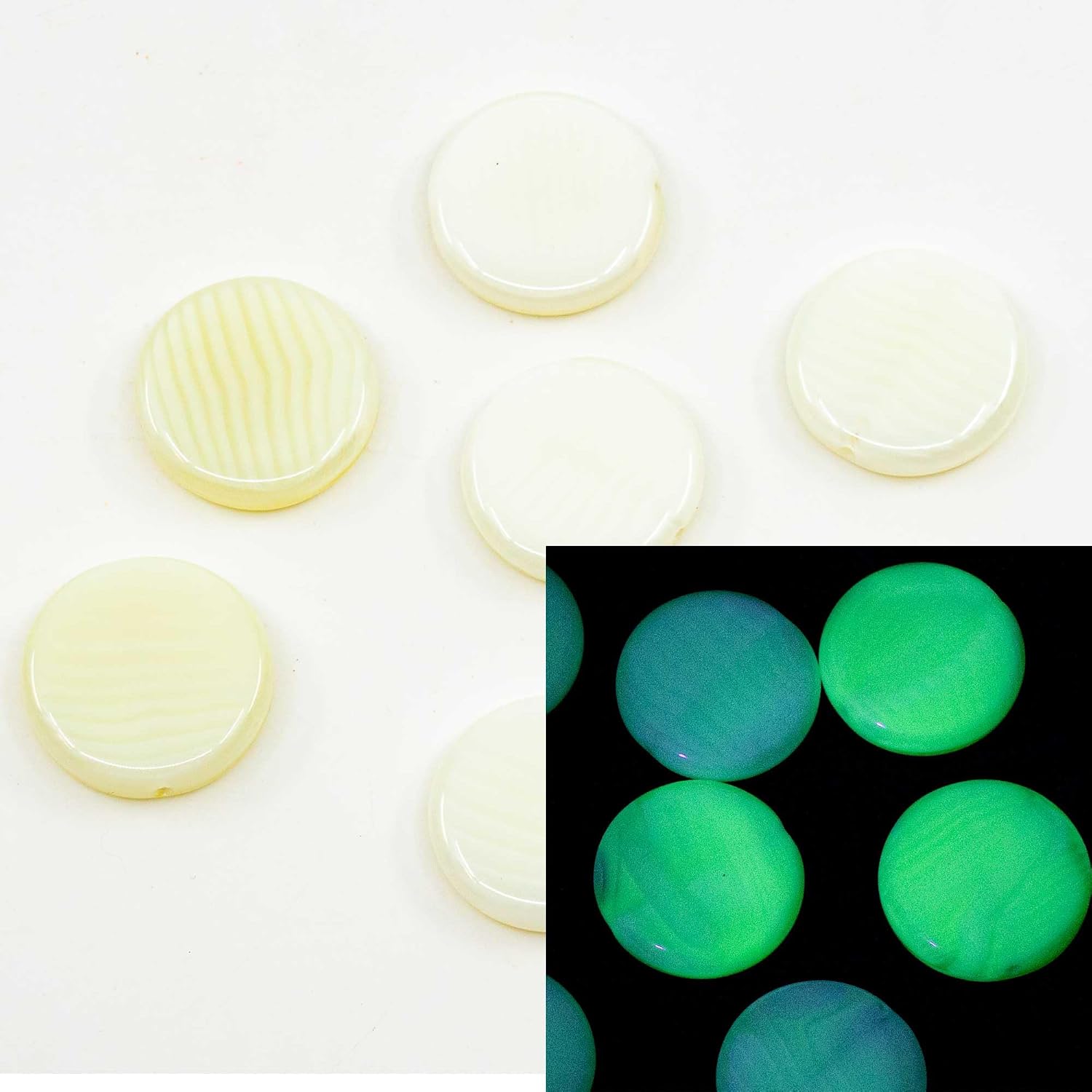 Outlet 10 Grams Big Hole Round Pressed Glass Beads, Crystal (00030), Glass, Czech Republic
