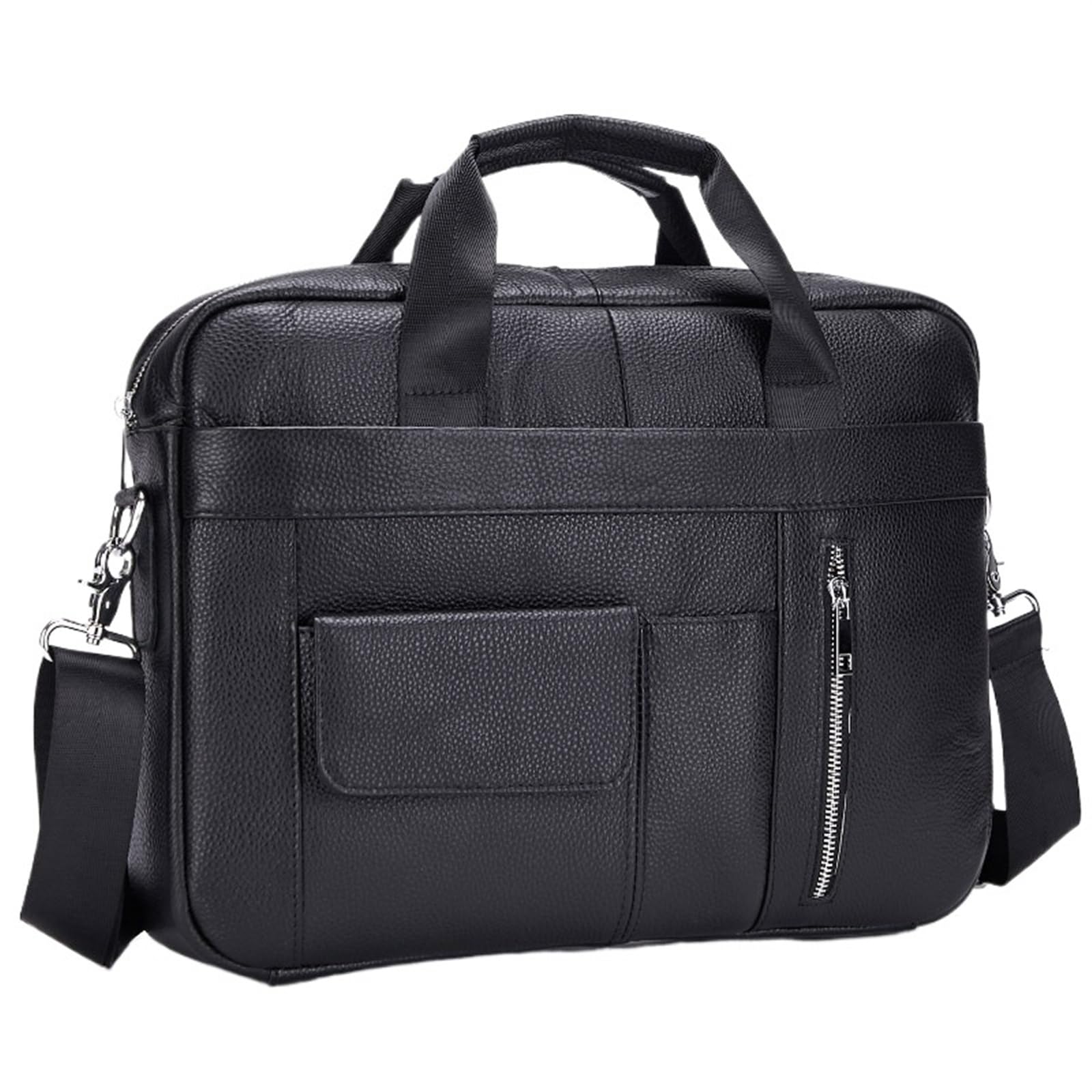 Borsa a Mano in Pelle da Uomo Valigetta in Pelle Borsa a Tracolla da Uomo Grande da Lavoro Borsa a Tracolla in Pelle di Vacchetta da Uomo Uomo Ventiquattrore
