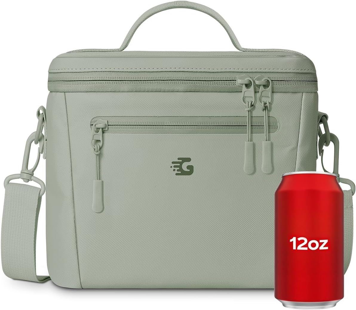Small Lunch Box Bag Women - Soft Cooler for Work Picnic | Insulated | Waterproof | Leakproof | Lightweight | Reusable | Adjustable Strap | BPA-Free