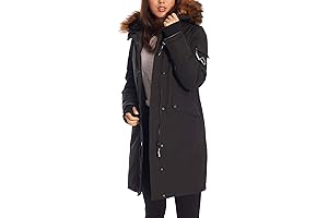 Vegan Women's Insulated Winter Jacket Faux Fur Hoodie