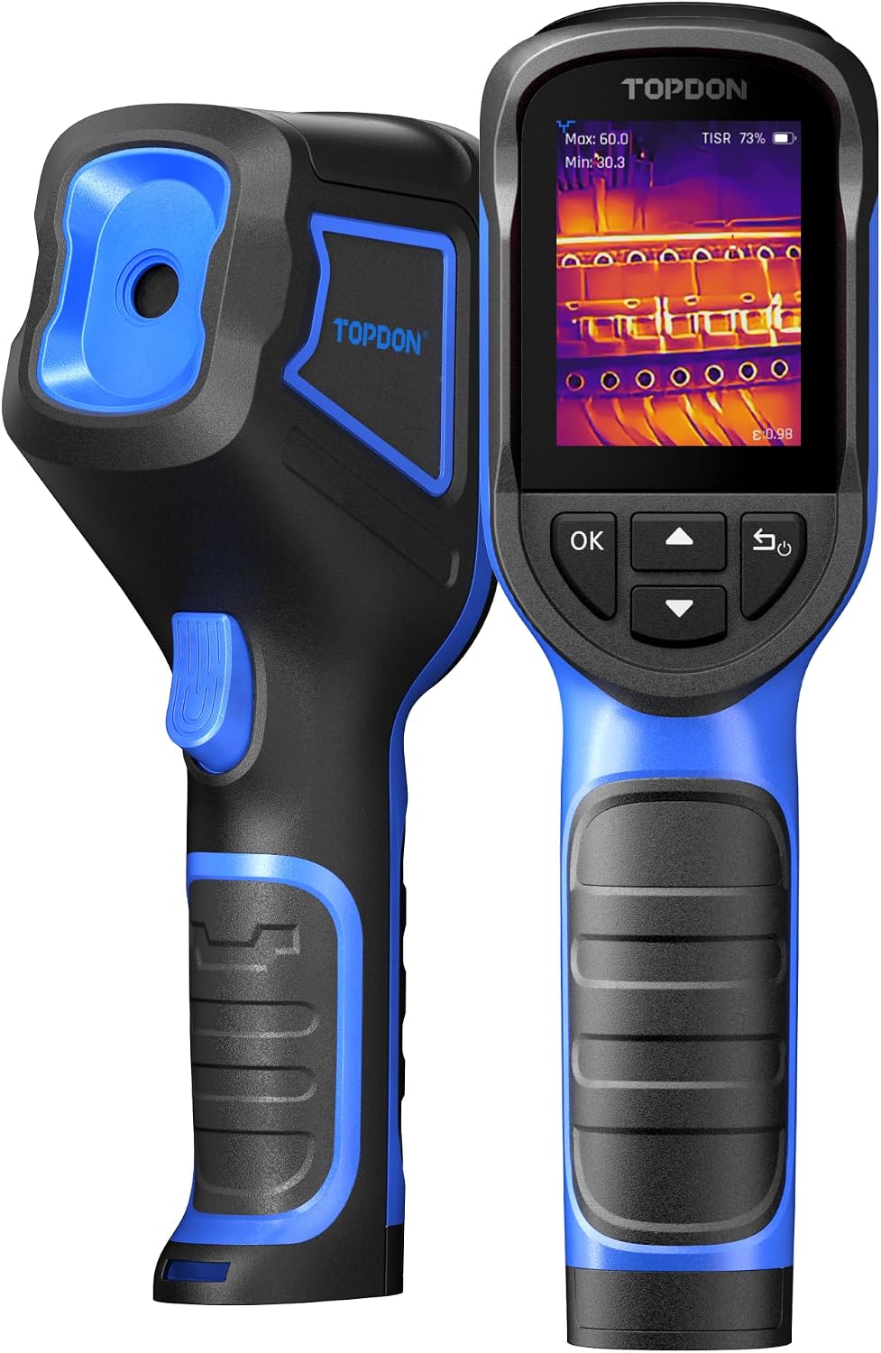 TOPDON TC004 Mini thermal imaging camera with 160x120 sensor on a tripod