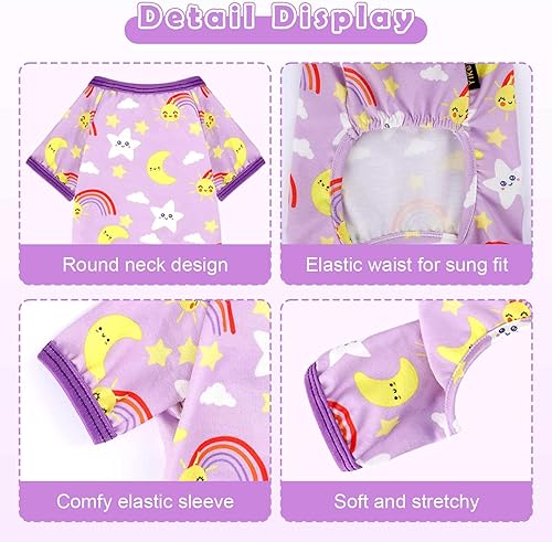 Miniatura 7 de Pijamas para perros pequeños, ropa para perros pequeños, ropa para perros pequeños, ropa suave y elástica para chihuahua, Yorkie, pijamas de verano