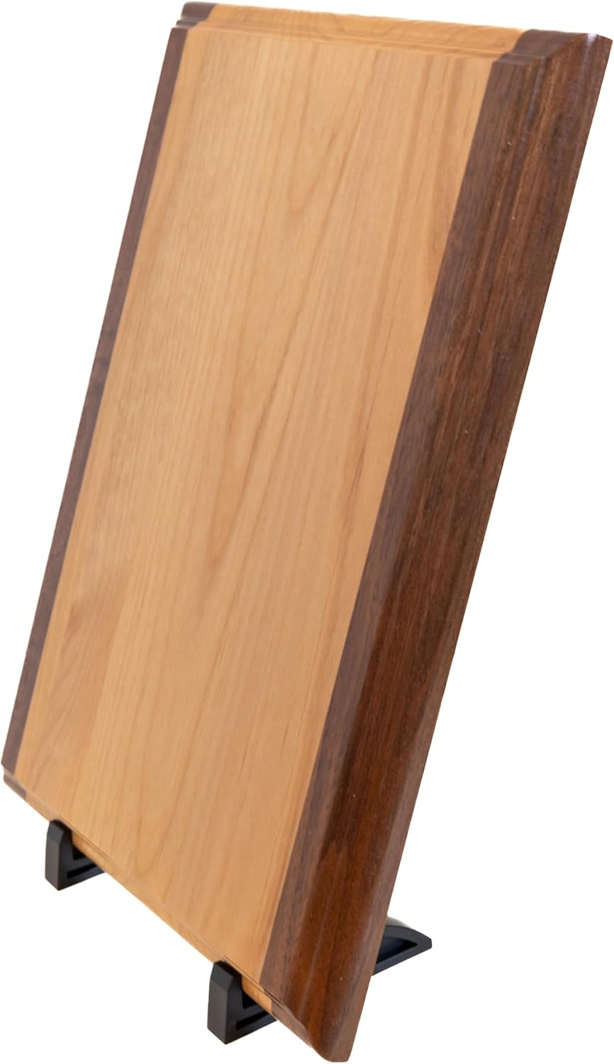 Genuine Red Alder Wood Plaque Blank, 3/4 Inch Thick Award and Craft Plaque, Ideal for DIY Projects, Arts & Crafts, Engraving, and Memorials (Red Alder+ Walnut Sides, 9x12 inch)