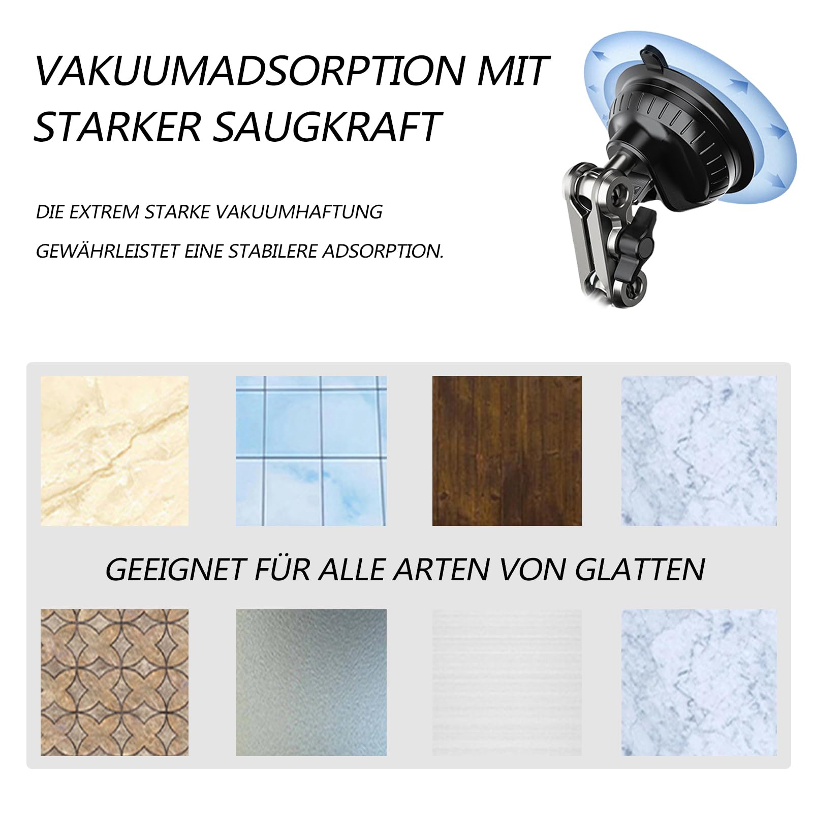 Support mains libres pour masturbateur, support à ventouse pour sextoys, accessoires pour kits de masturbation masculine, masturbation masculine, ajustable à 360°