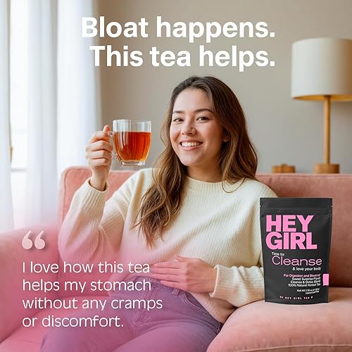 Miniatura 2 de Hey Girl Cleanse El Mejor Suplemento de Té de Hierbas para Detox Reduce la Hinchazón 100 Ingredientes Naturales