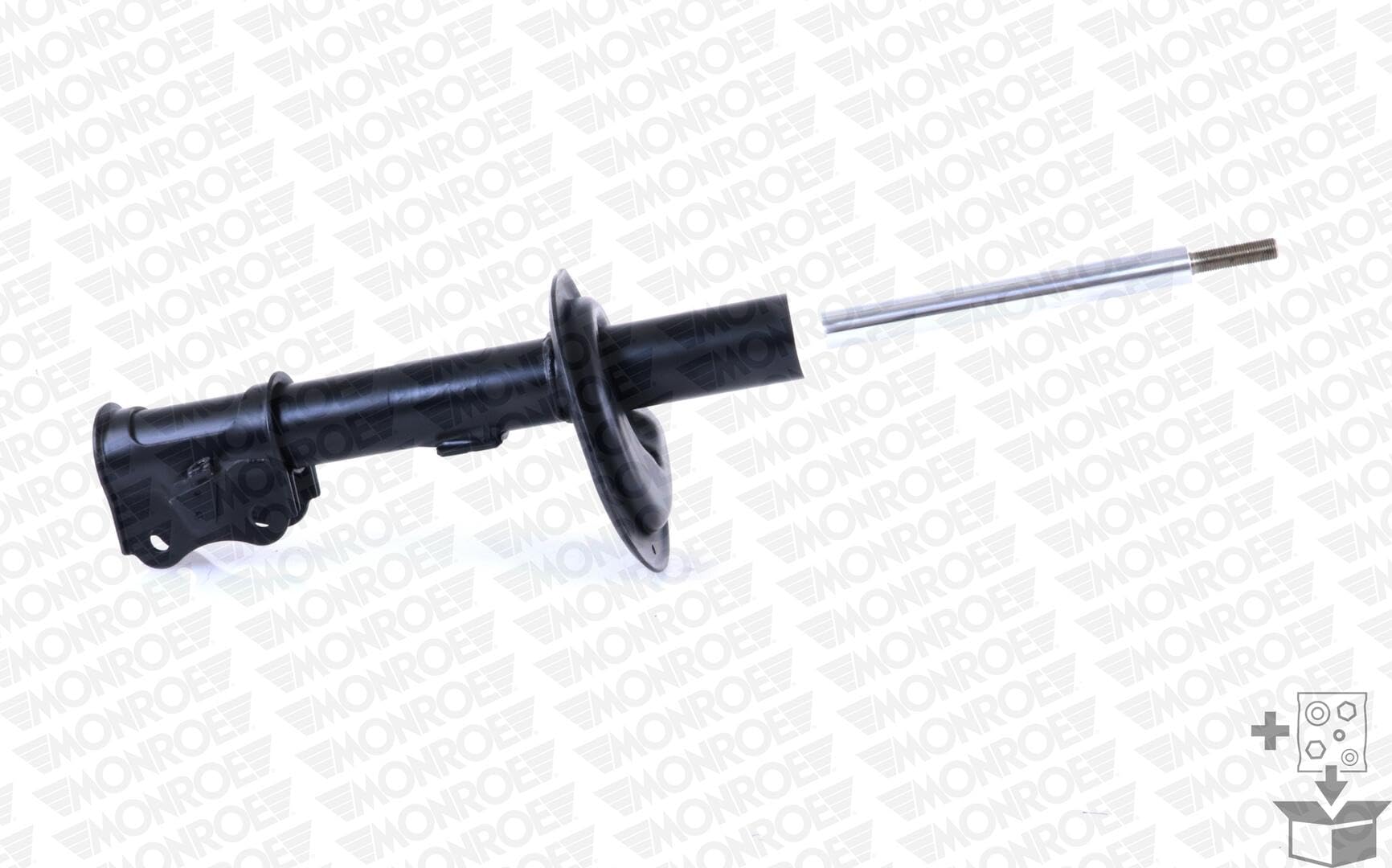 MONROE Amortisseur Jambe de suspension Pression de gaz Essieu avant droit Compatible avec SUZUKI SWIFT III MZ, EZ G7273