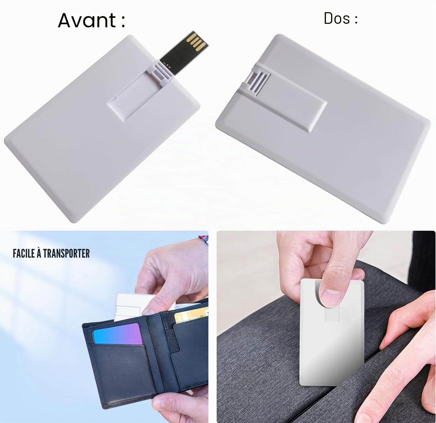 10 Pièces Clé USB 32 Go Lecteur Flash USB Carte de Blanc Card Mémoire Stick pour la Sauvegarde de l’Ordinateur/Ordinateur Portable