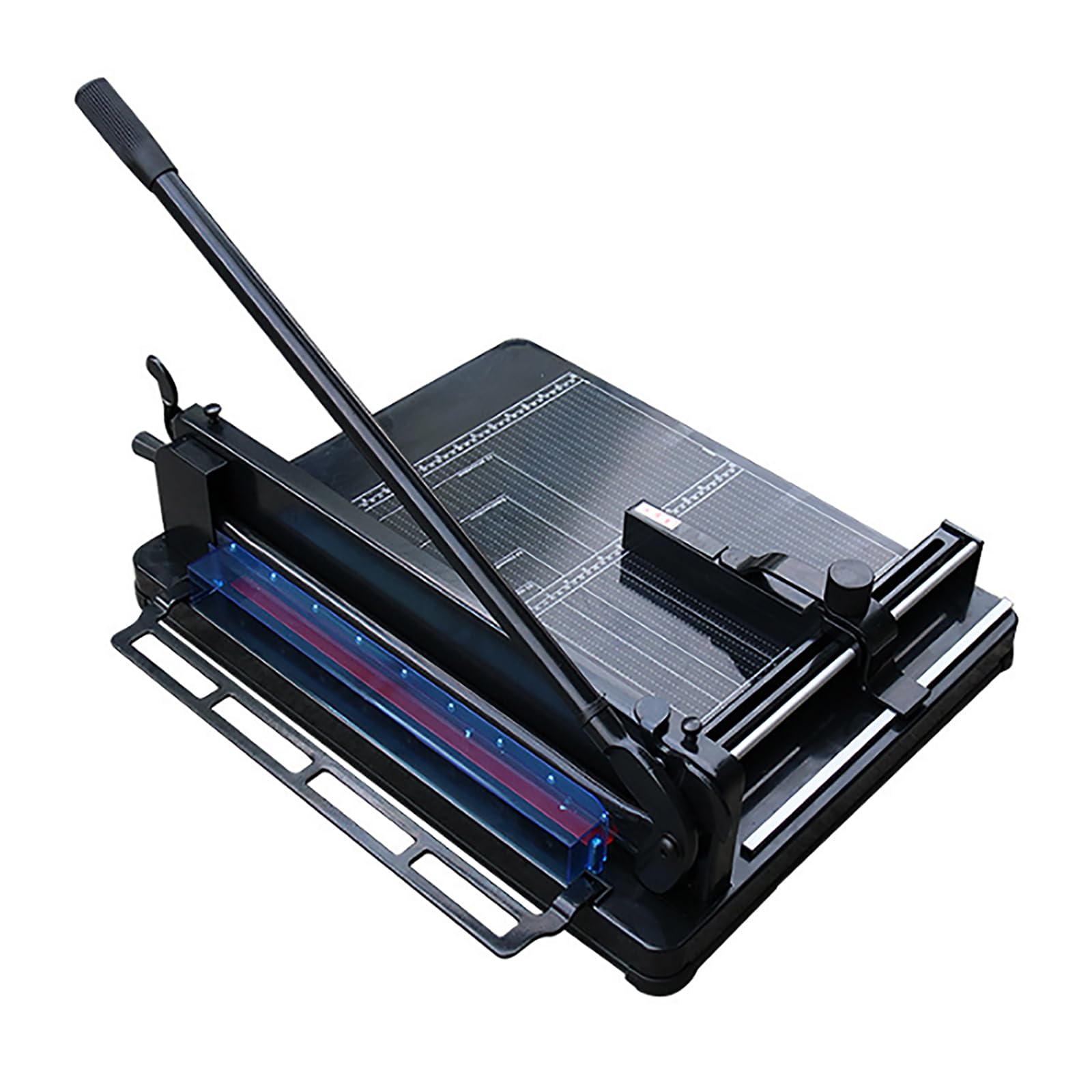 Taglierina A3, resistente, con blocco di sicurezza, manico ergonomico, capacità di 400 fogli, griglia di taglio trasparente, scala accurata, facile da usare, per ufficio, scuola, casa