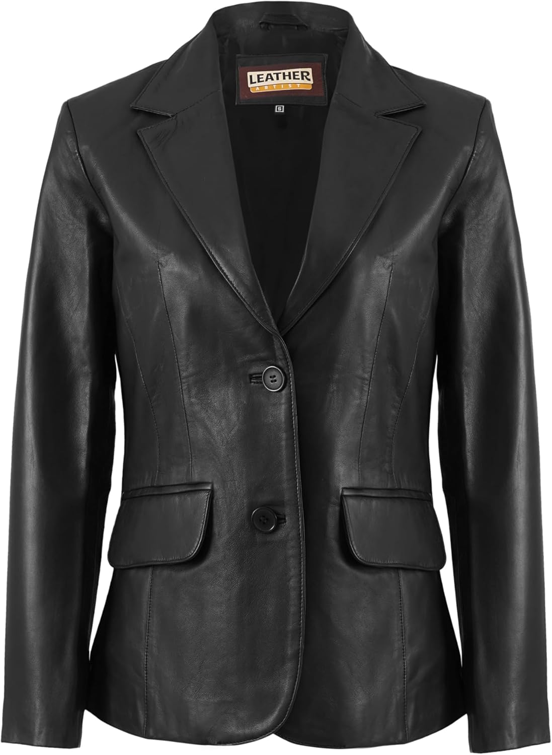 Everyday Leather Blazer Women Genuine Lambskin Leather Jacket Coat - Image 2