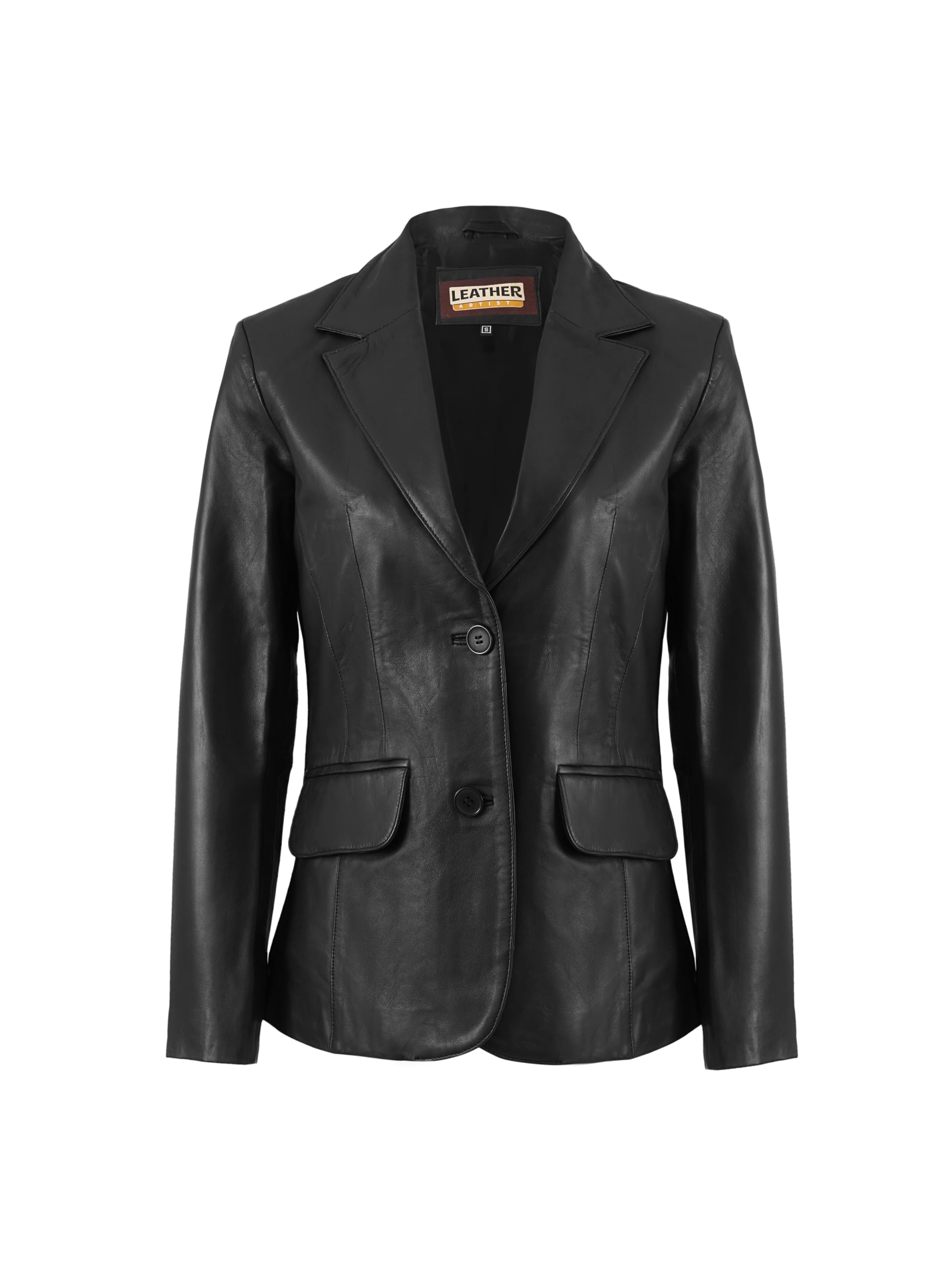Everyday Leather Blazer Women Genuine Lambskin Leather Jacket Coat