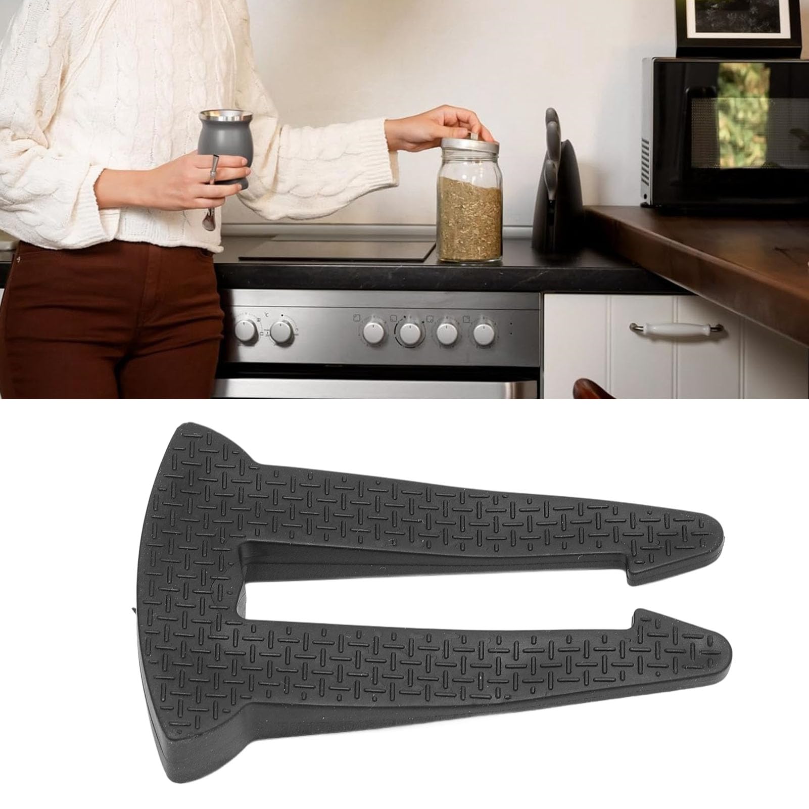 Oven Knob Lock 5PCS Stove Knob Locks Silicone Good Flexibility High Teperature Resisting Baby Proof Oven Knobs Covers Locks for Home