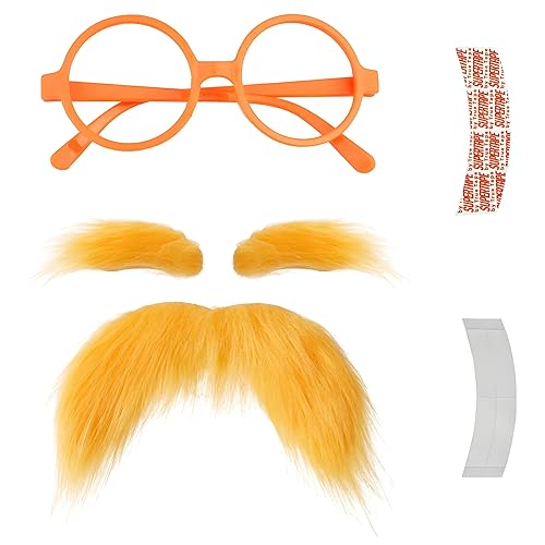 Mustache and Eyebrows, Funny Cosplay Costume Accessories