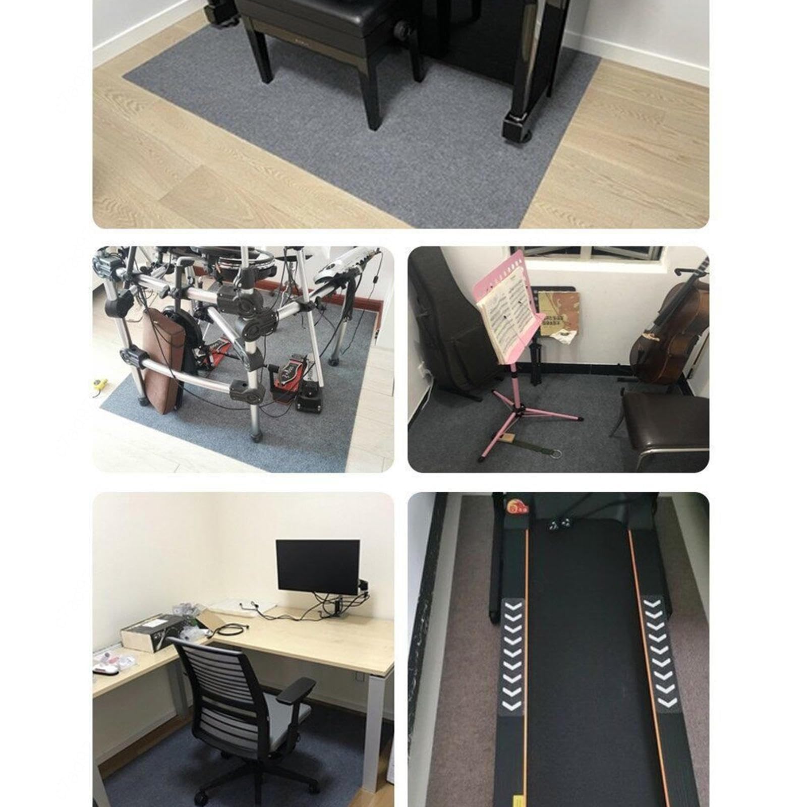 Tapis Bureau Sol Revêtement antidérapant,Matériau Résistant, Protection Sol Tapis pour Chaise Gaming Protège Les Sols, pour Gaming et Le Travail,Beige-120×150cm