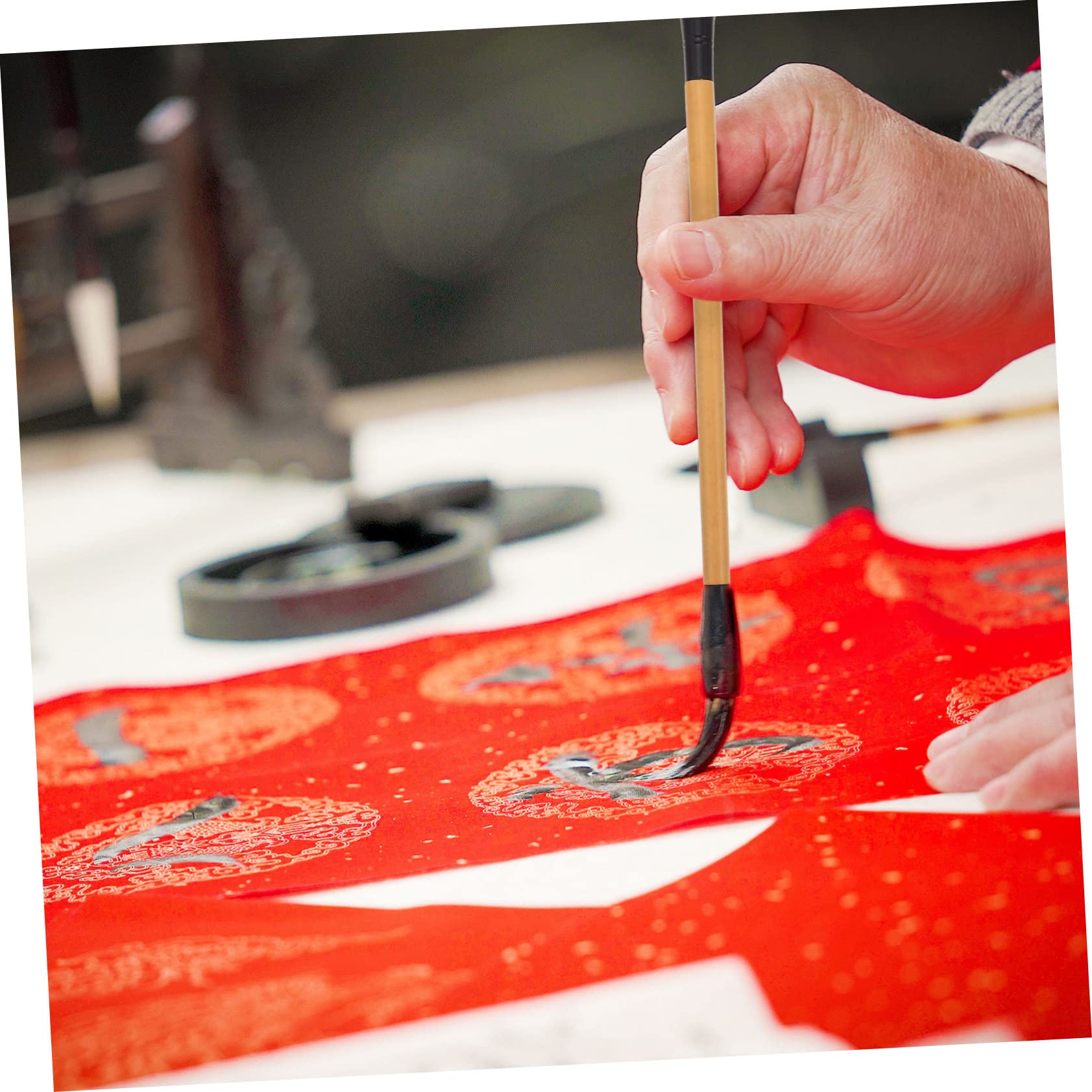 DOITOOL Hairbrush Chinese Calligraphy Brush Writing Brush Easy to Use Perfect for Professionals and Beginners