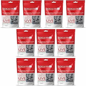 Washing Machine Cleaner, Descale For Washing Machine Front Load and Top Load, Washing Machine Cleaning Powder, Descaling Powder For Washing Machine 100 gm (Packet Of 10)