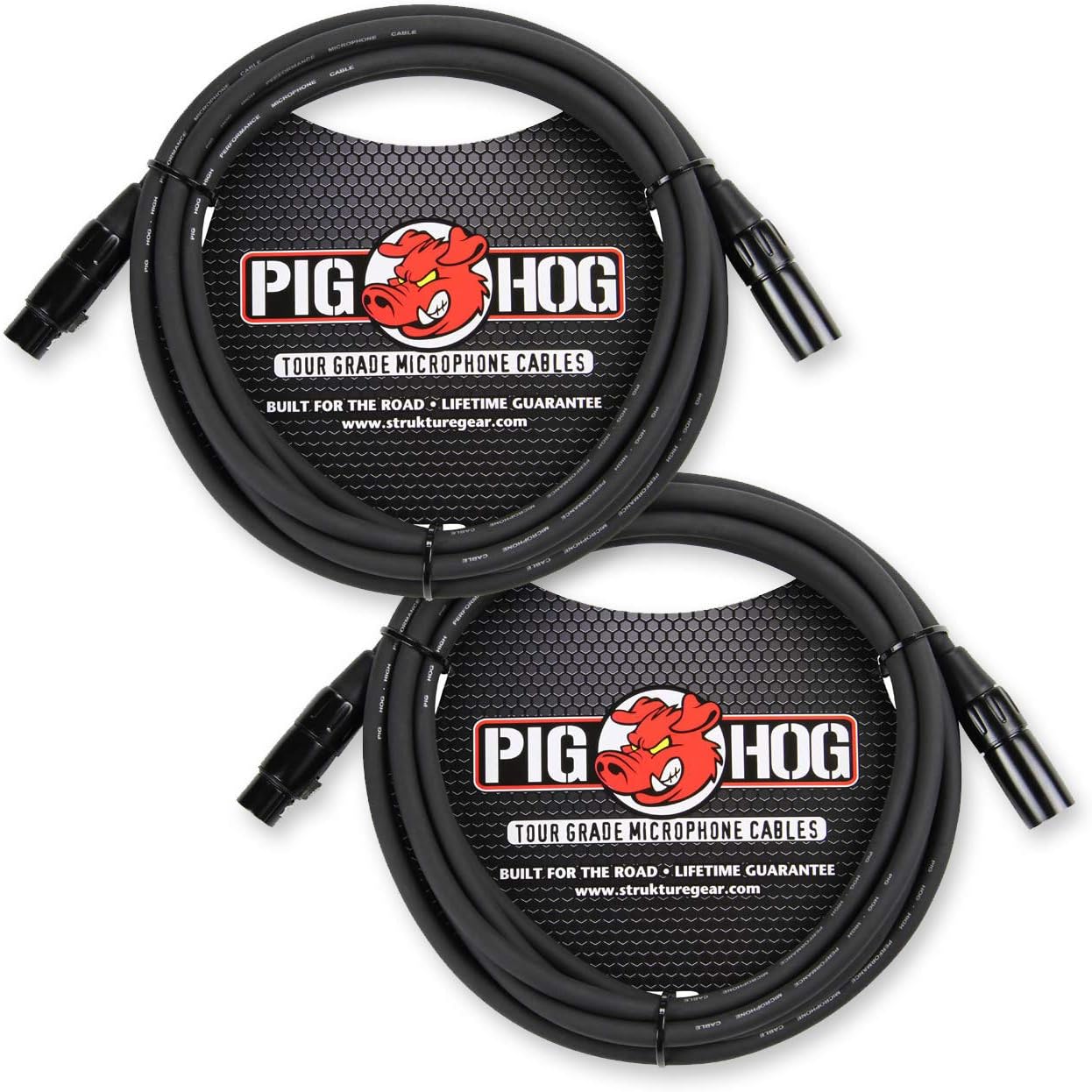 Pig Hog XLR Tour Grade Microphone Cable, 15 Foot
