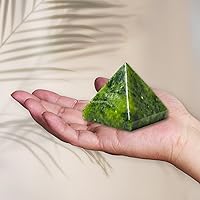 Vista 163 de Amazing Gemstone Amethyst Pyramid Crystal Healing Stones - 2" Great Pyramid Figurine of Natural Stone Pyramid for Meditation, Reiki, Chakra