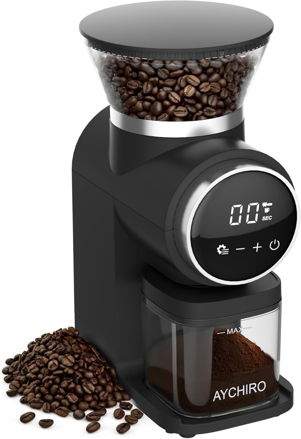 Coffee Grinder Electric, Coffee Bean Grinder for Home Use with 30 Precise Grinding