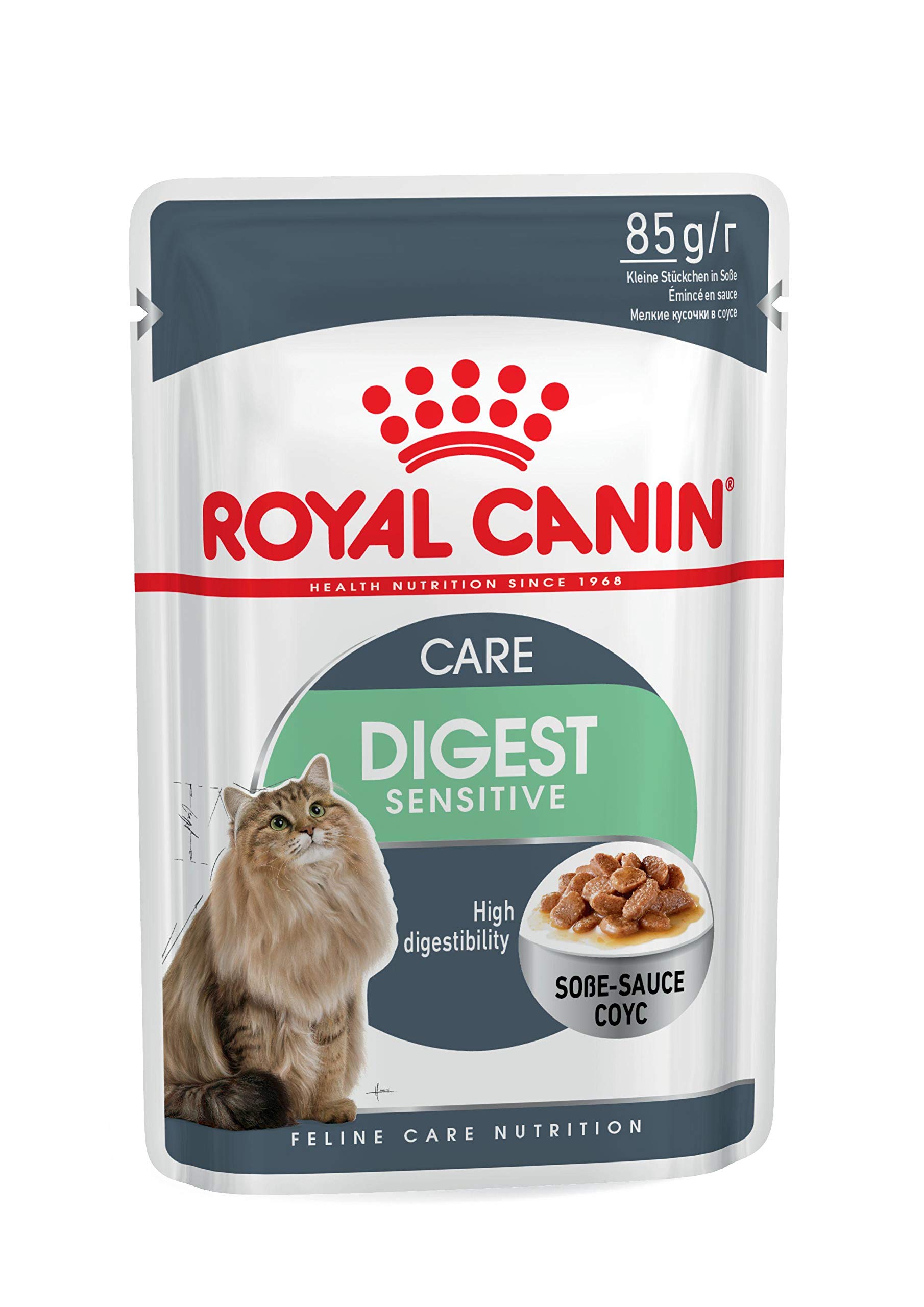 ROYAL CANIN Digest Sensitive Lot de 12 sachets fraîcheur 48 x 85 g