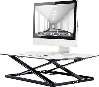 Estação de trabalho de altura ajustável para sentar e ficar de pé