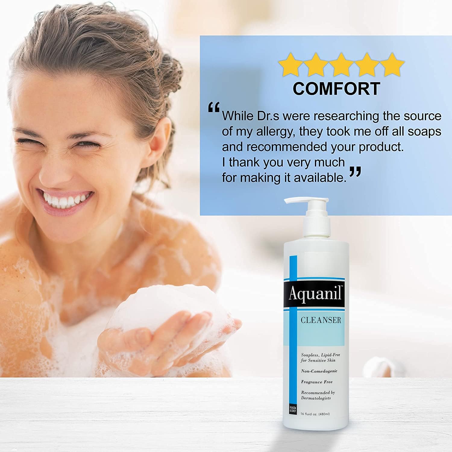 Buy Aquanil Lotion A Gentle Soapless Lipid Free Cleanser 16 Fl Oz Online In Madagascar Bymg