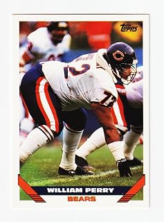 William Perry 1993 Topps Football Card #495 - Chicago Bears, The Refrigerator